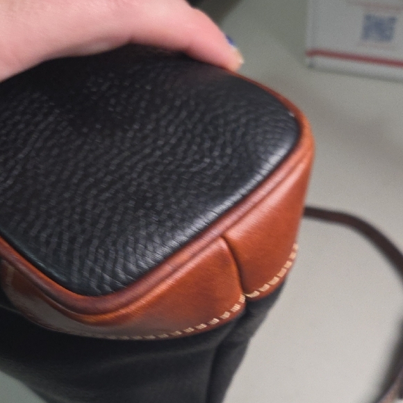 Dooney & Bourke Black and Tan Bag - Picture 10 of 14